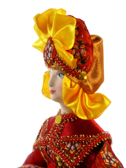 Кукла-грелка на чайник Русская красавица