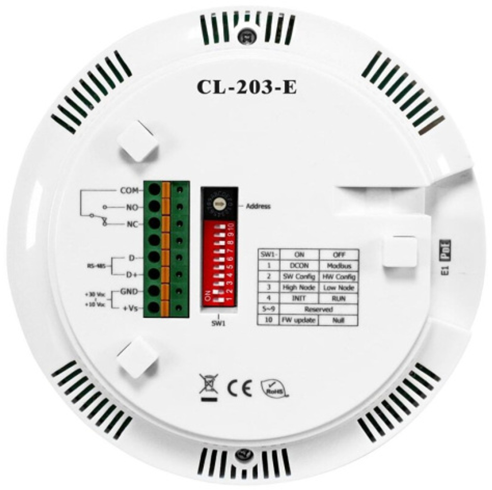 Датчик температуры и влажности ICP DAS CL-203-E CR