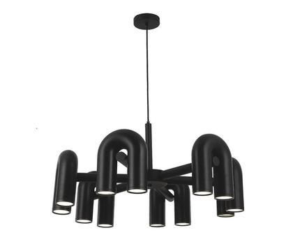 Люстра Kink Light Канти черный Led 72W 08465-6,19