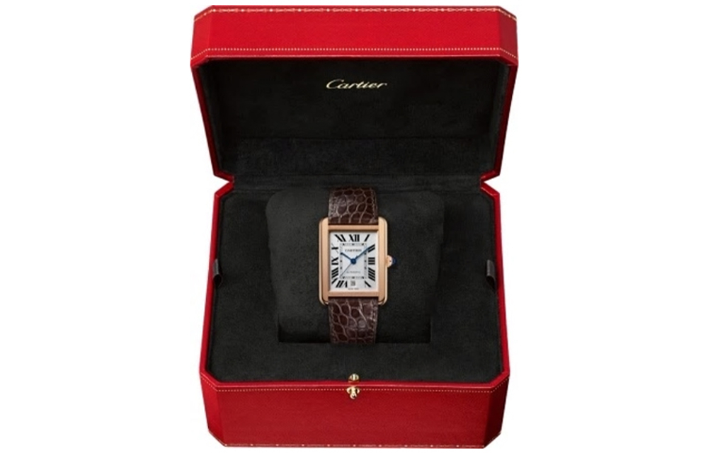 CARTIER TANK DE Automatic Mechanical Movement 30m Water Resistance Men"s Watches Watch 31*40.85mm White Dial