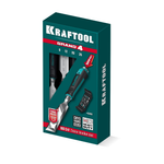 Набор стамесок - долот 4 шт KRAFTOOL GRAND-4 лезвие 6, 12, 20, 32 мм, с двухкомпонентной рукояткой, в чехле 1818-H4