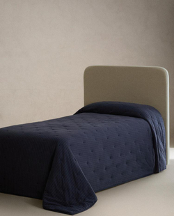 ZARA HOME ДЕТСКОЕ ОДЕЯЛО В ПОЛОСКУ, СИНИЙ