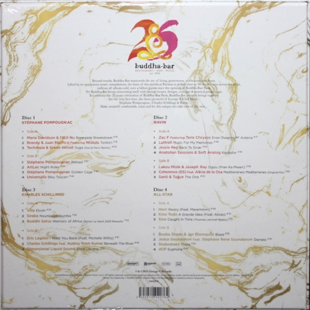 Сборник / Buddha-Bar Anniversary Collection (4LP)