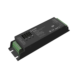 INTELLIGENT ARLIGHT Декодер SMART-DMX512-304-83-RDM-SUF Black (12-48V, 4x8A, Terminal) (IARL, IP20 Металл, 5 лет) 026562(1)