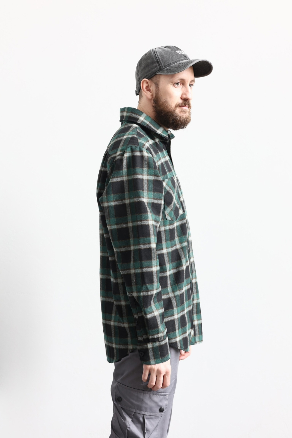 Рубашка BLK CROWN Lumberjack Green / Black