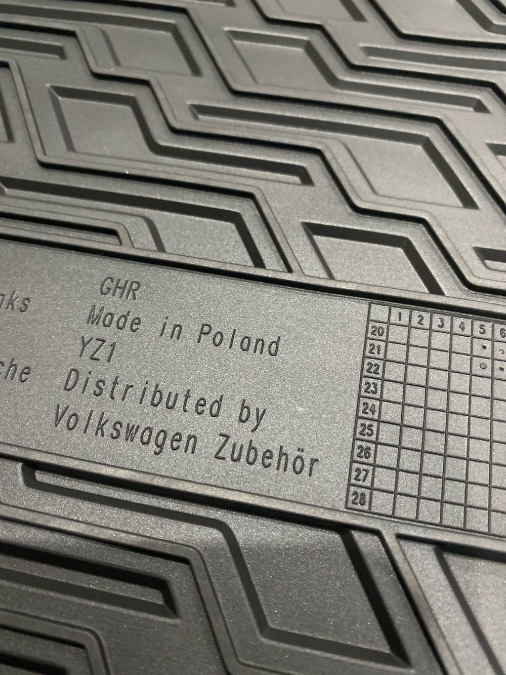 Коврики VW POLO с 2020 (4 шт)