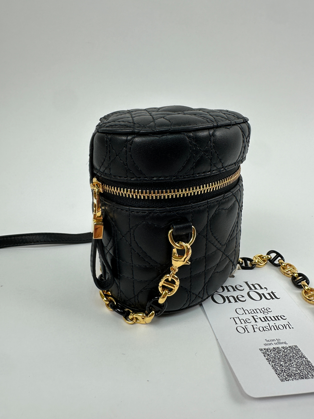 Сумка Christian Dior Cannage Micro Vanity Case