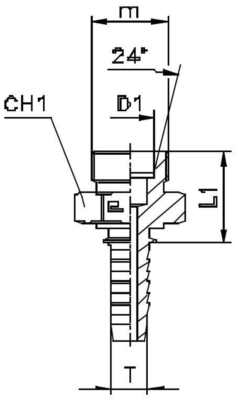 Фитинг DN 16 DKO-S (Ш) 30x2 20