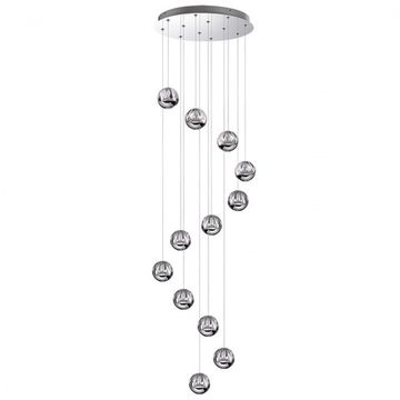 Люстра каскадная 60W 4000K 5100/60L хром/прозрачный L-VISION Sono Odeon Light