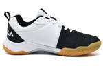 LEFUS Low top Badminton Shoes Unisex White Black