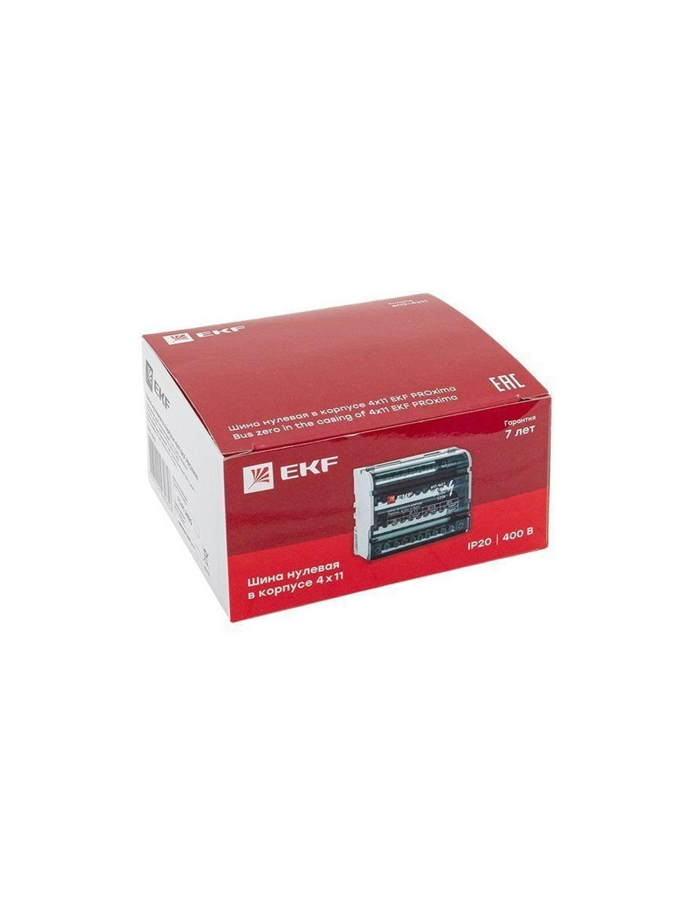 Шина нулевая в корпусе 4х11 EKF sn0-4x11