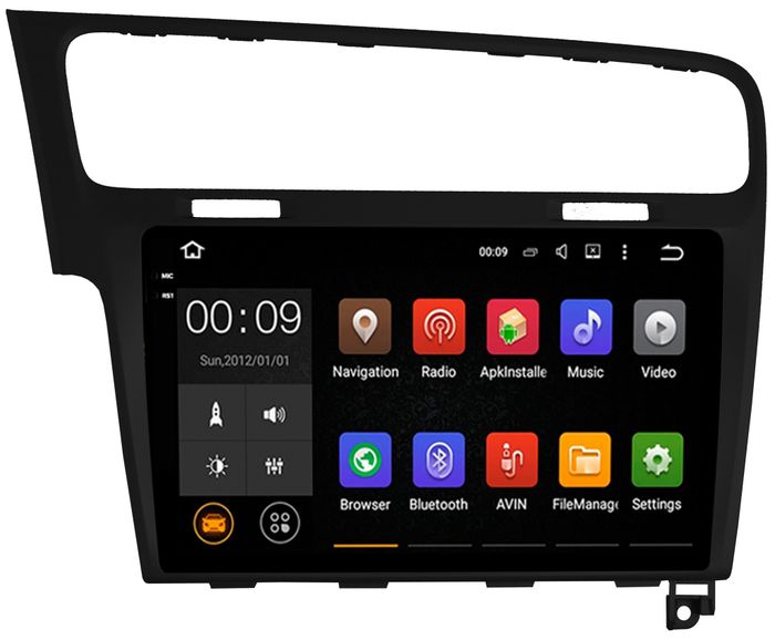 Магнитола для Volkswagen Golf 7 2012-2020 - AIROC 2K RX-3715 Android 13, Быстрая, QLed+2K, CarPlay, SIM-слот