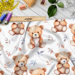 Ткань Ниагара Софт игрушечные медведи