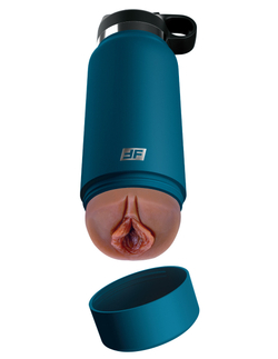 Мастурбатор FUCK FLASK, синий, загорелый