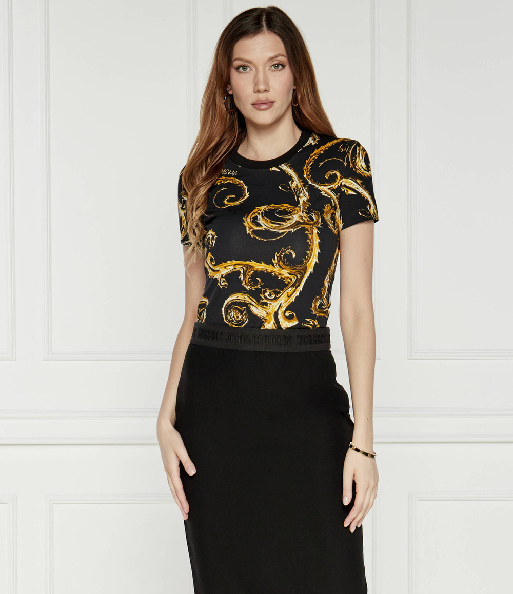 Футболка Versace Jeans Couture - черный(77HAH608JS409)