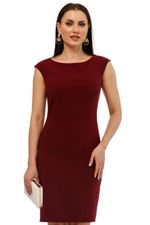 Платье футляр "Основной инстинкт" винное П2204 LT Collection (Акция)