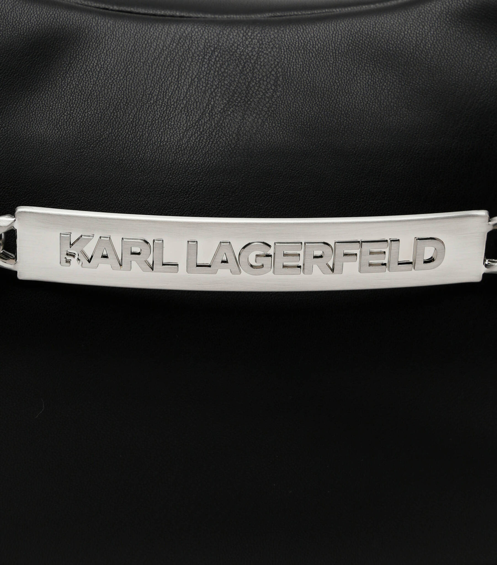 сумка хобо k/id xl half moon bag Karl Lagerfeld - черный(226W3041)