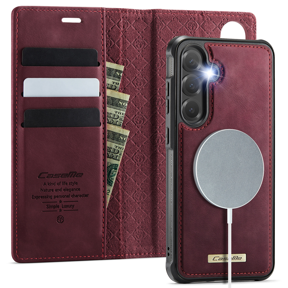 Чехол-кошелек CaseMe 2 in 1 MagSafe Samsung Galaxy S25