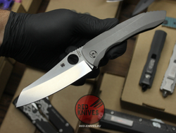 Нож Spyderco Paysan V.2026 BLACKWASH - титановая рукоять + керамика RK/Н87