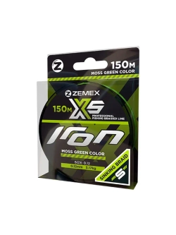 Шнур плетеный IRON X5 Moss Green 150 м