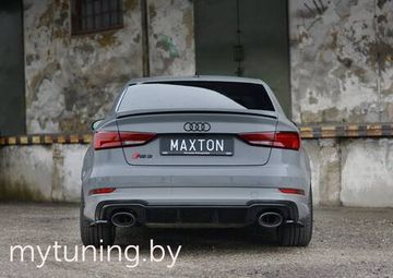 Сплиттеры бампера заднего боковые для AUDI RS3 8V Sedan (17-...)