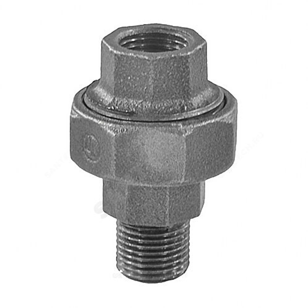 Соединитель прямой американка чугун Ду 40 (1 1/2") ВР/НР Fittex PLUS