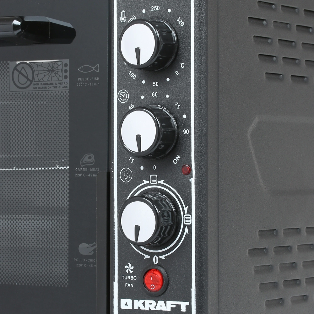 Мини-печь KRAFT KF-MO 3802 KBL - Уценка