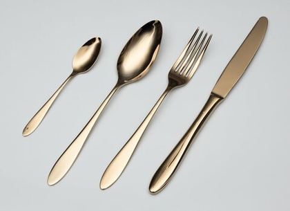 Набор BELO gold 53-54 столовые приборы Belo Inox Золотой