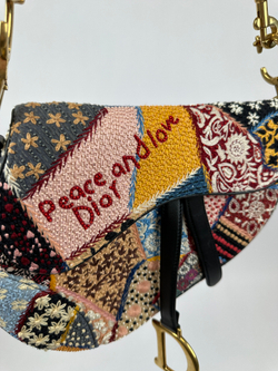 Сумка Christian Dior Canvas Saddle Bag