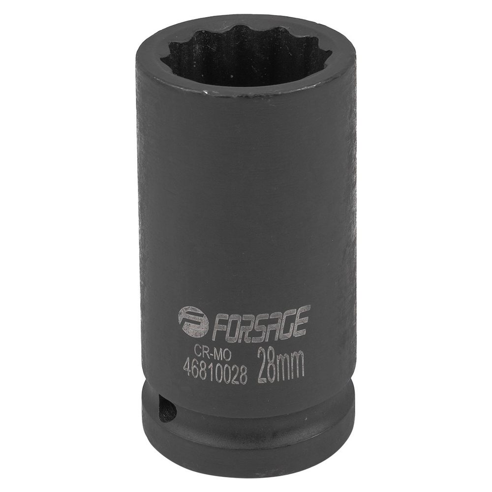 Головка ударная глубокая 3/4'', 28мм (12гр.) Forsage F-46810028