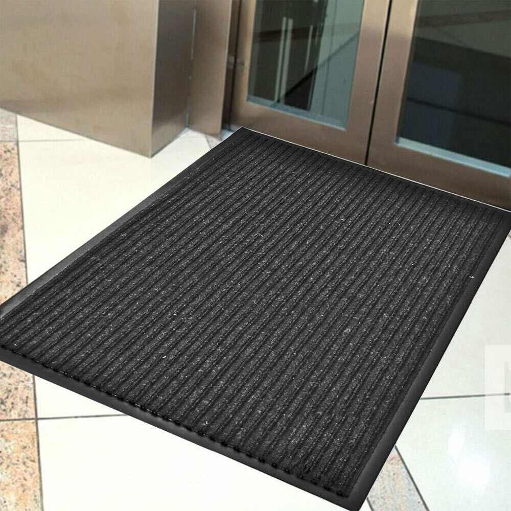 Коврик 120*180см влаговпитывающий ребристый FLOOR MAT "Стандарт", черный