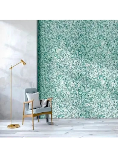 Жидкие обои LWDecor зеленый цвет