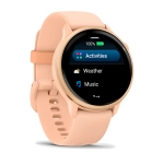 Умные часы Garmin Vivoactive 6, Metallic Pink Dawn with Pink Dawn Band (010-02985-03)