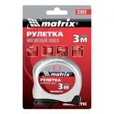 Рулетка Magnetic,3 м х 16 мм,магнитный зацеп Matrix — фото 6