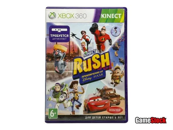 Xbox 360 Kinect Rush: A Disney-Pixar Adventure (только для Kinect) (Б/У, Русские субтитры) 1