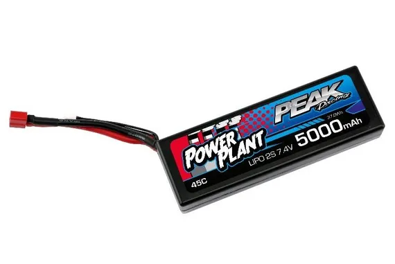 Аккумулятор Peak Racing 7.4V 5000mAh 45C LiPo Deans plug PEK00545