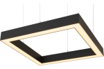Светильник LED квадратный Quadro 144W 1050х70х50мм 5000К черный подвесной IP40