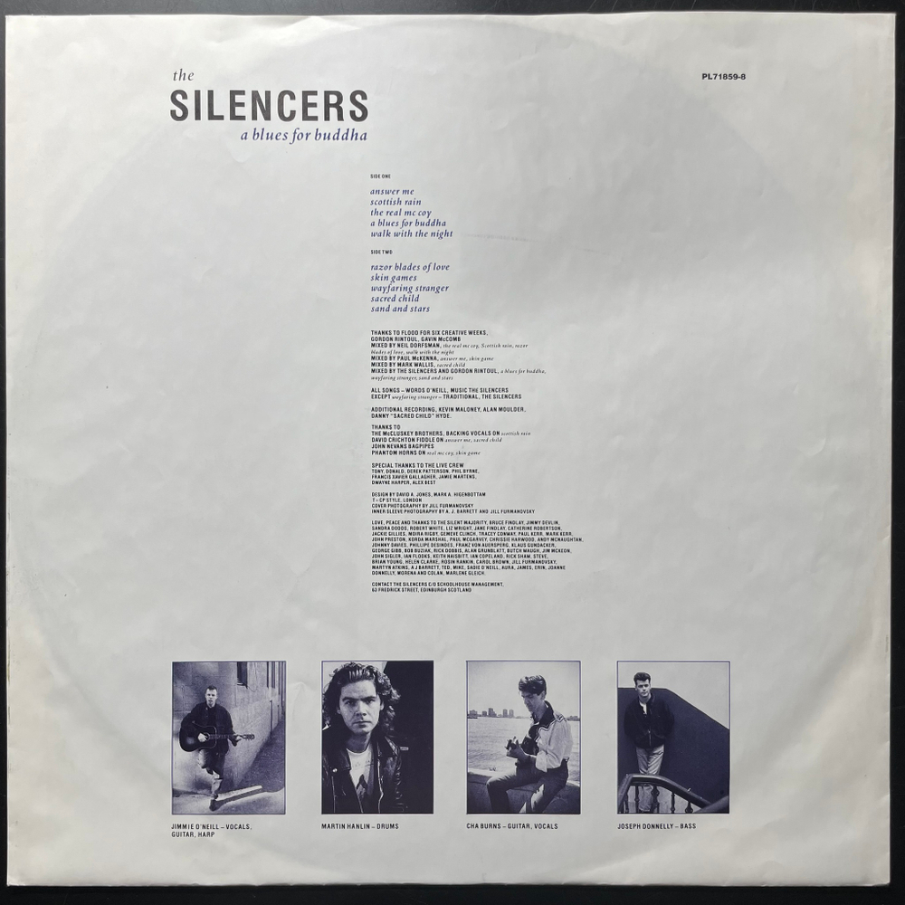 The Silencers ‎– A Blues For Buddha (Европа 1988г.)