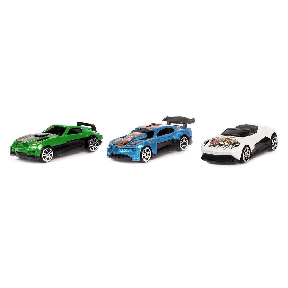 Набор моделей ин. мет. 3шт. "Road Racing Суперкар" 7.5см. RR-SET-80533-F-R (Технопарк)
