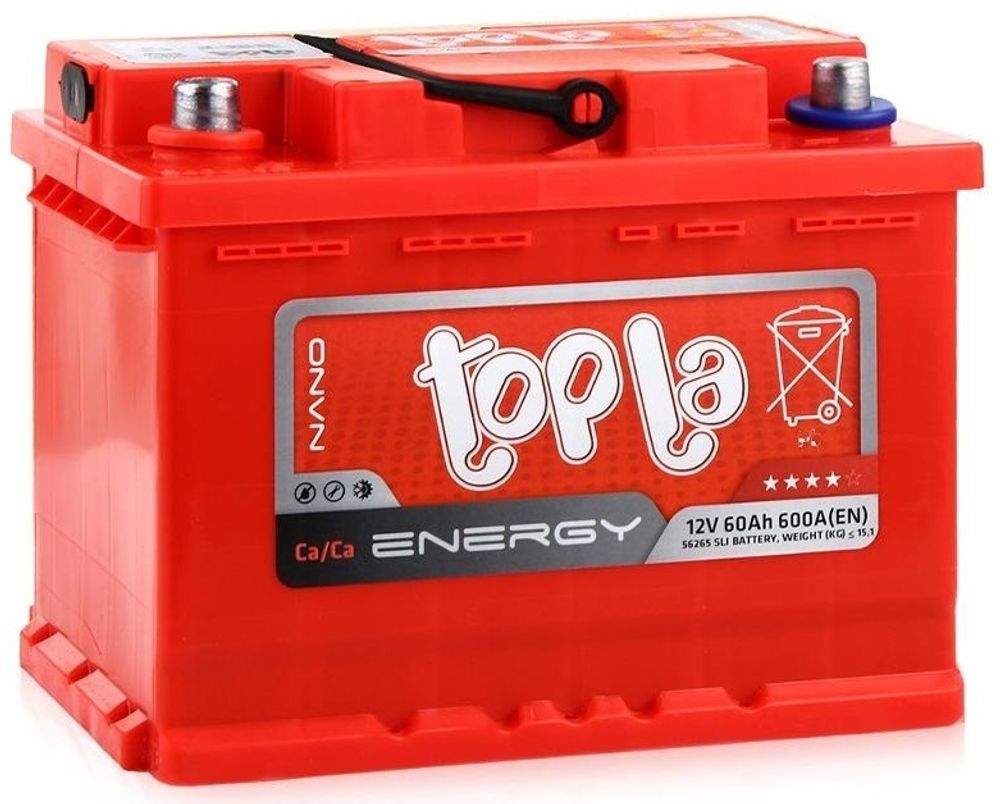 Topla Energy 6CT- 60 ( низкий ) аккумулятор Topla Energy 6CT- 60 ( низкий ) аккумулятор