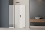 Душевой уголок Vincea Софт 2 (Soft 2) VSR-3SO29012CLGM, 1200*900, вороненая сталь, стекло прозрачное