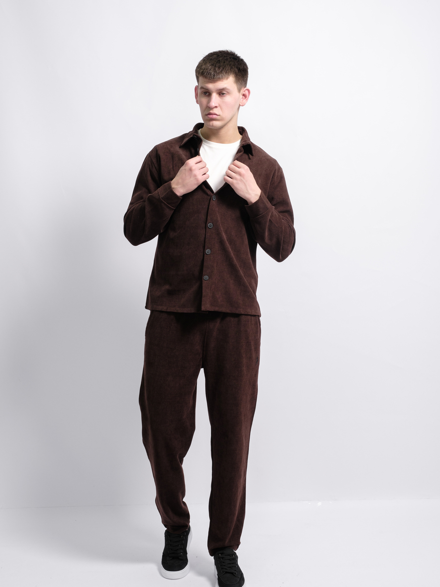 Костюм Polo Rl вельвет(тем.-корич.)