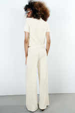 БРЮКИ ПРЯМОГО КРОЯ ФАКТУРНЫЕ — ZARA
