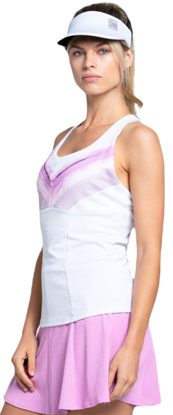 Женский теннисный топ Lucky in Love Mystic Petal Pink Racerback