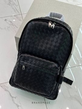 Рюкзак черный от Bottega Veneta Intrecciato Backpack BP5-639961