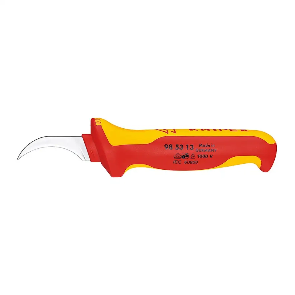 Нож для удаления оболочки кабеля с секторными жилами 180 мм Knipex 98 53 13