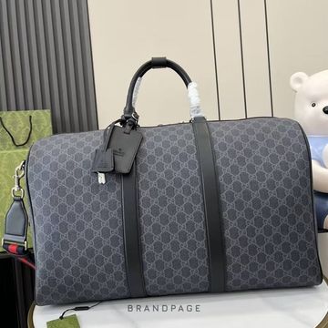 Дорожная сумка серая от Gucci GG Large Duffle BP5-385890
