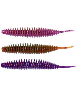 Слаги съедобные искусственные LJ Pro Series ULTRA WORM 1,0in (02.54)/MIX1 60шт.