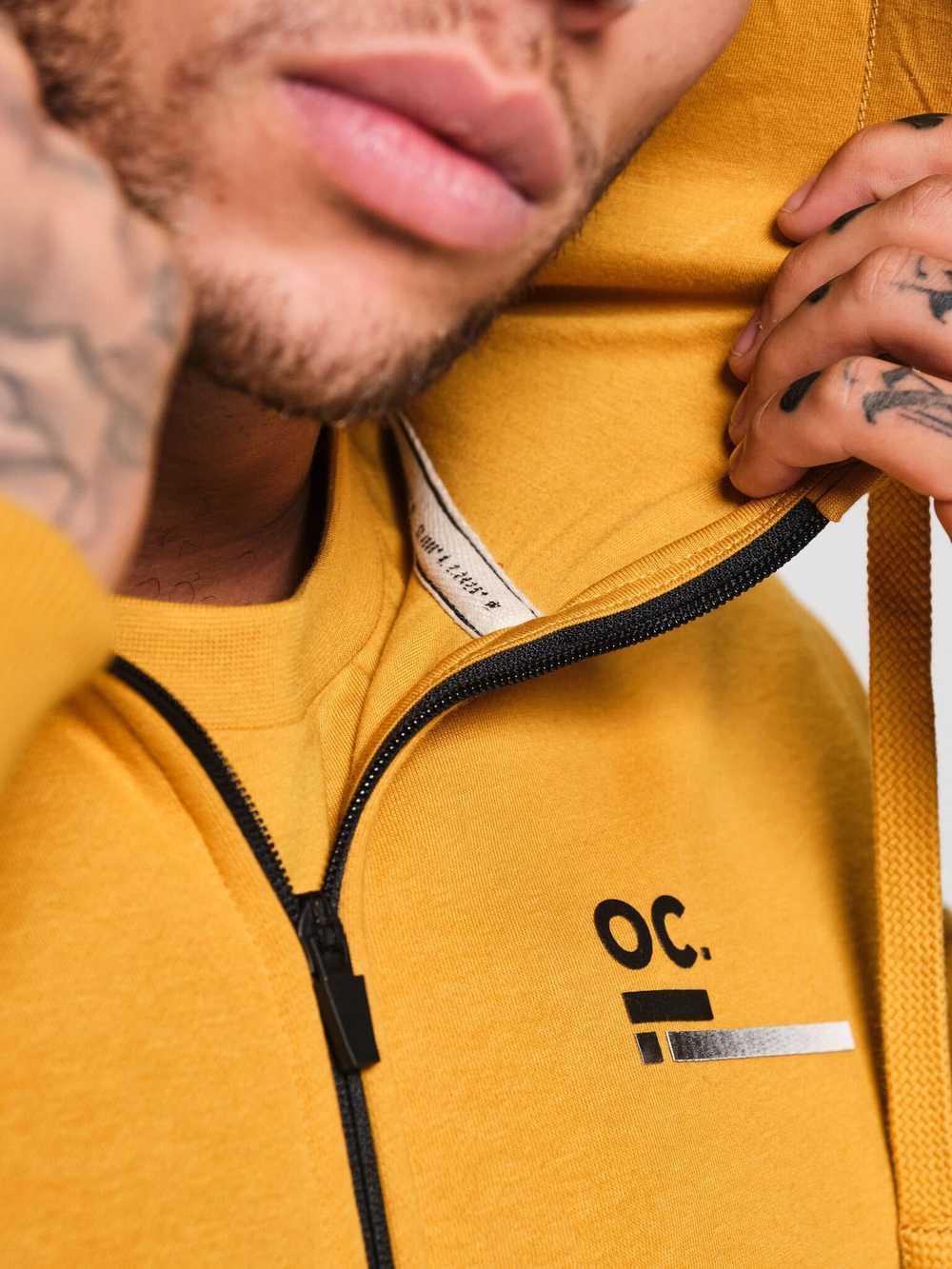Толстовка мужская ORIGINAL CREATOR ZIP HOODIE, Желтый