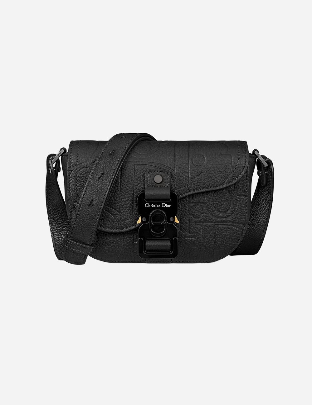 Сумка Dior Mini Saddle Leather Messenger "Black"